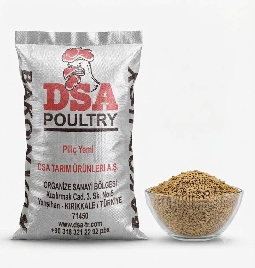 DSA  Etlik Piliç Geliştirme ve Büyütme Yemi 1 Kg  Pelet
